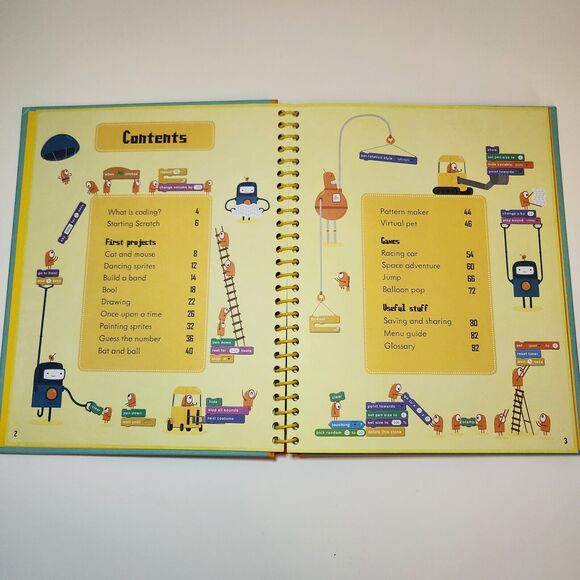 Usborne Set of 3 Computers and Coding Books Homeschooling STEM Education Scratch - Picture 6 of 8